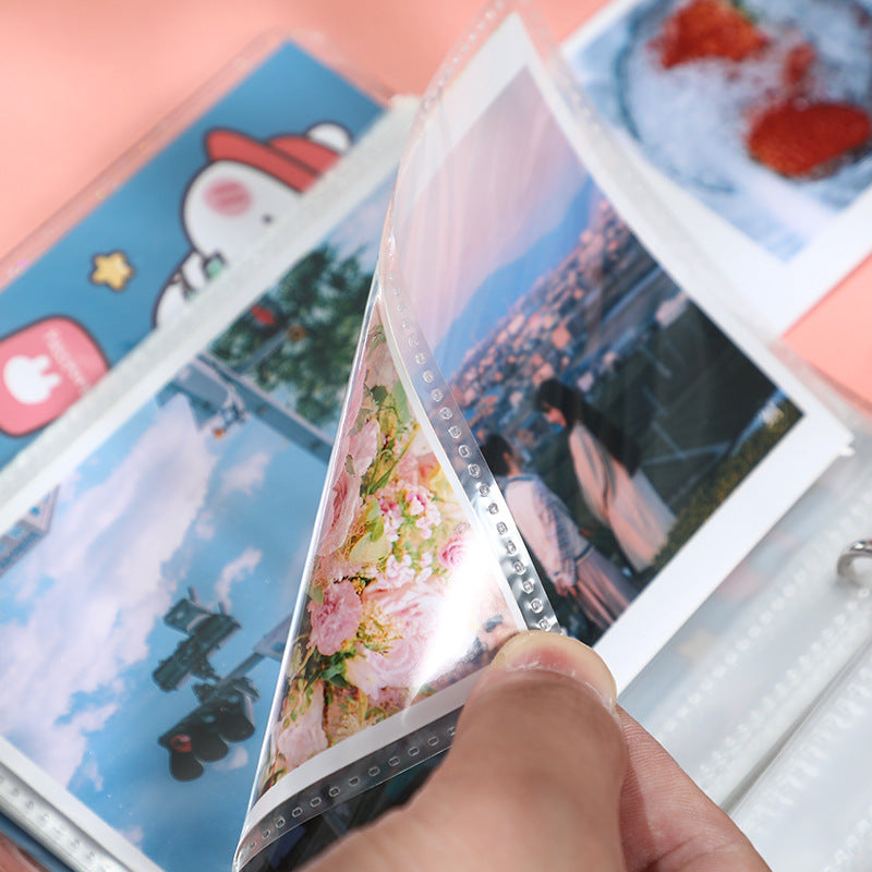 Shiny blind box card book,3 inches,can put 100 cards