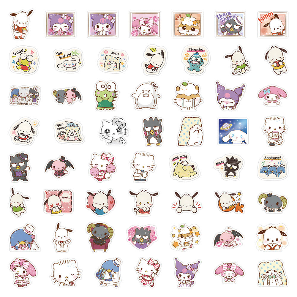 DIY card book with 50pcs stickers