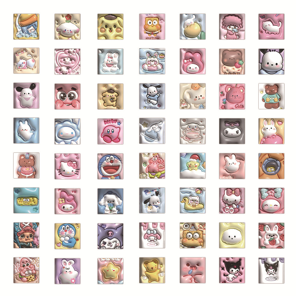 DIY card book with 50pcs stickers