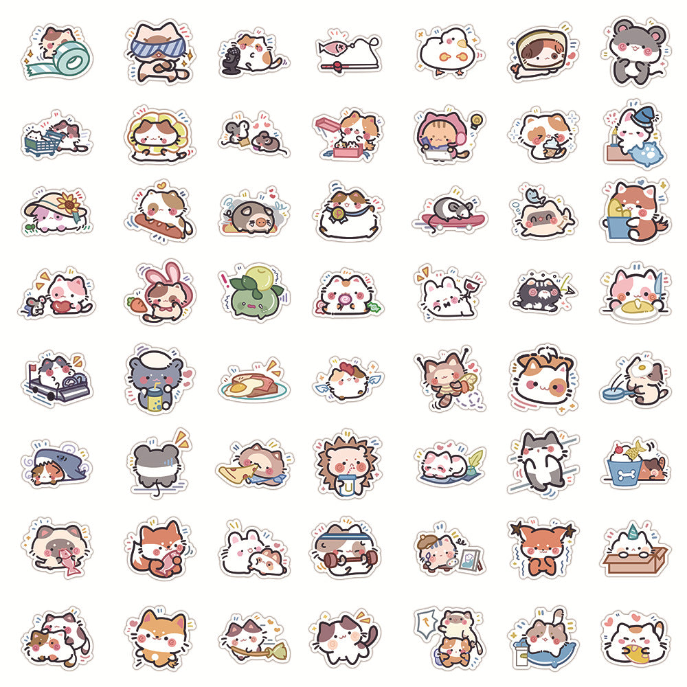 DIY card book with 50pcs stickers