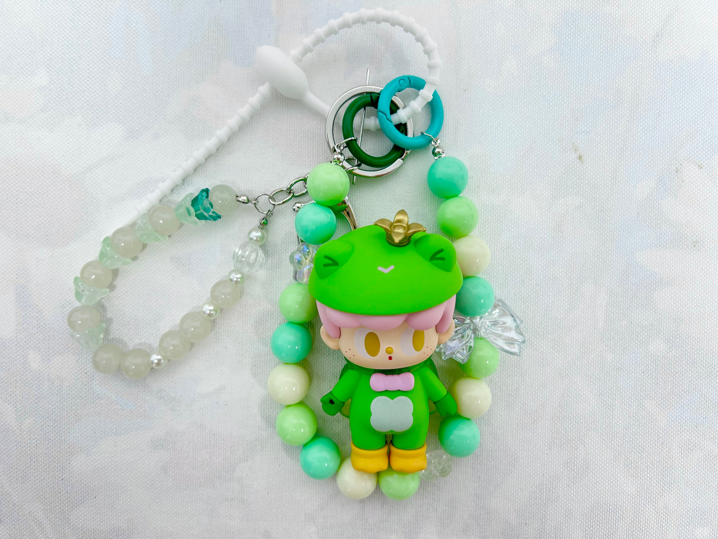 DIY keychain with toy doll,price depends on the doll and keychain style