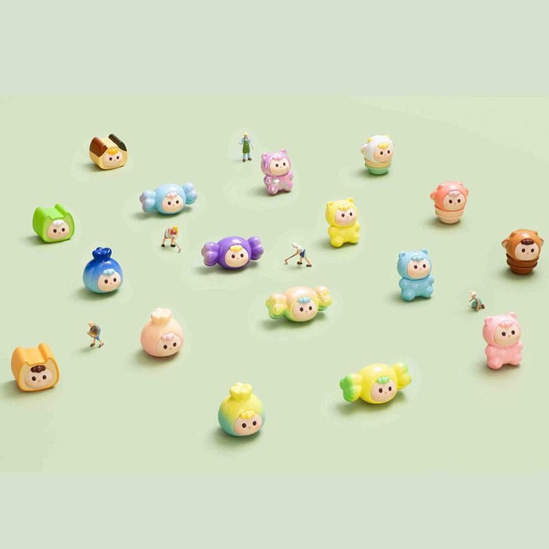 【BOGO】Candy land mini bean,5 beans+1 acrylic card