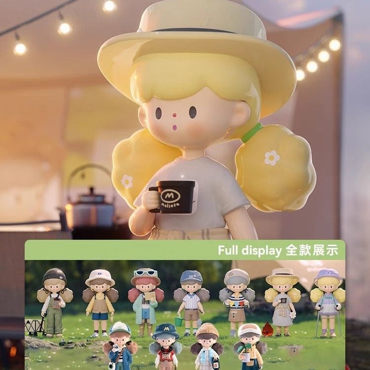 Molinta camping vlog series toy doll