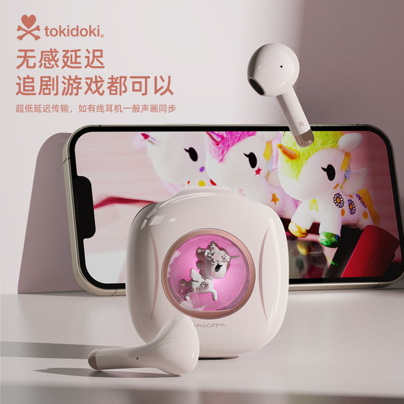 tokidoki bluetooth earphone with changing lights,include charging cable