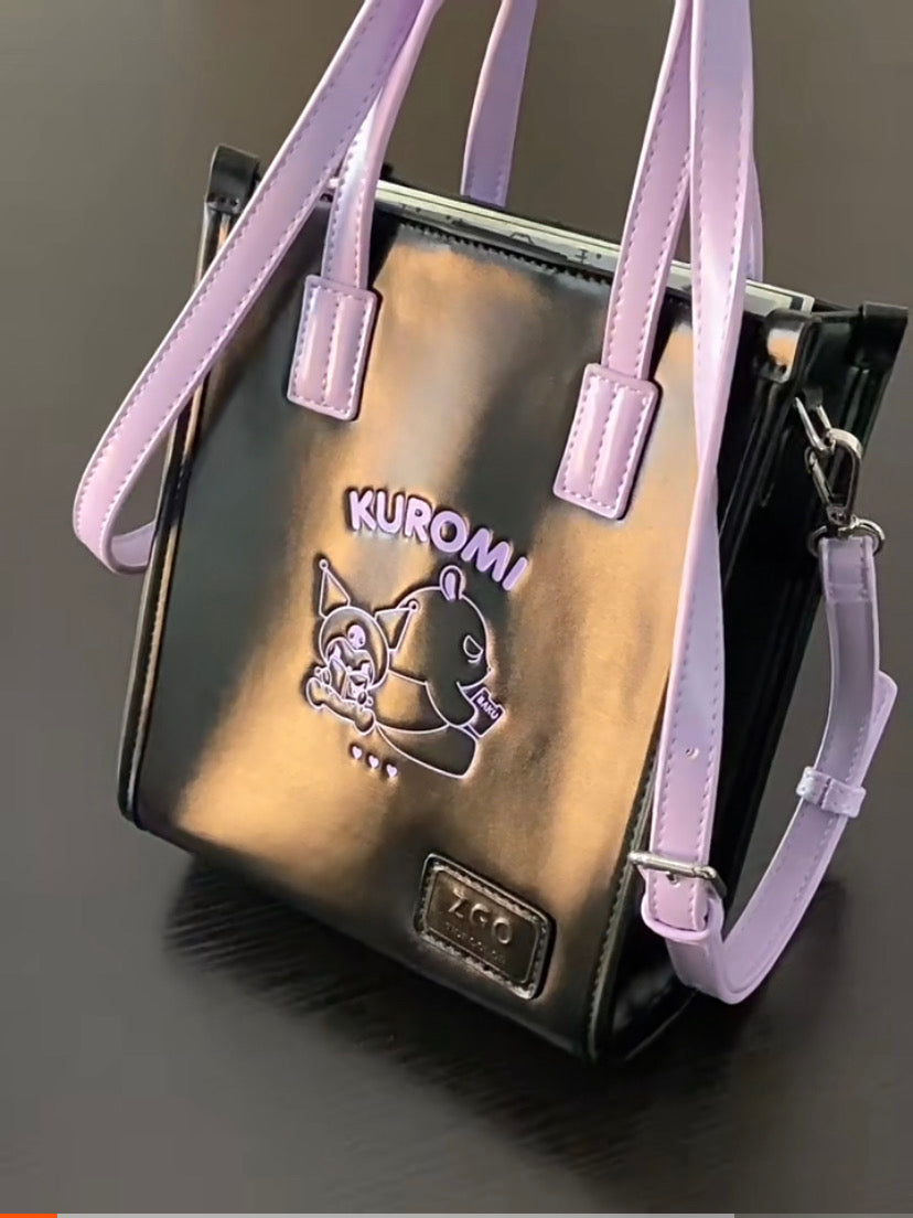 Kuromi leather bag,handbag and crossbodybag