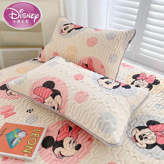 2pcs Ice silk pillow cover for summer,Disney design