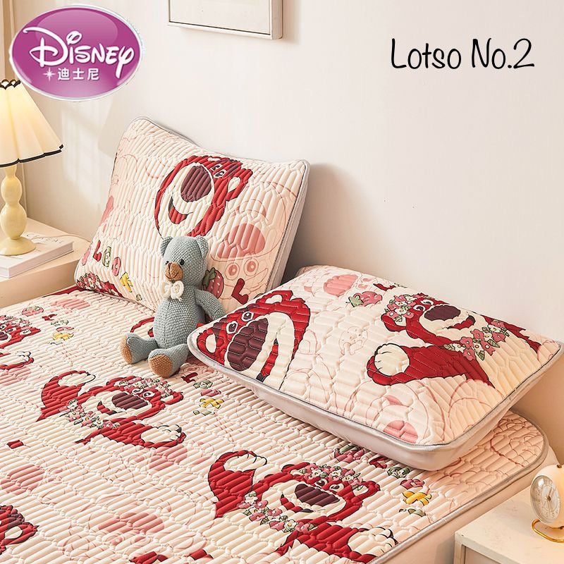 2pcs Ice silk pillow cover for summer,Disney design