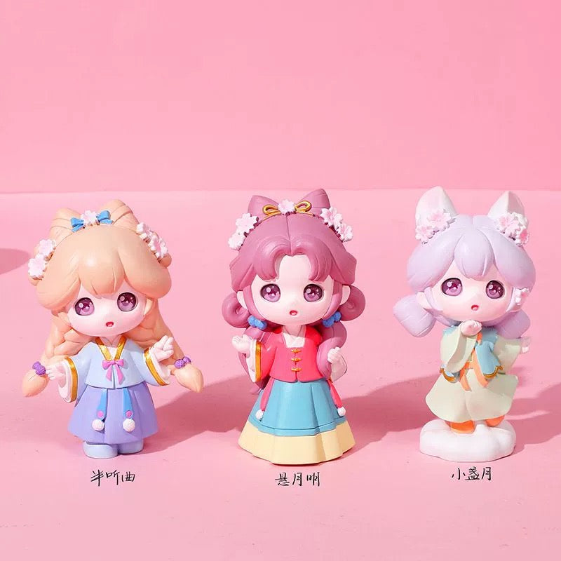 Falling blossom toy doll