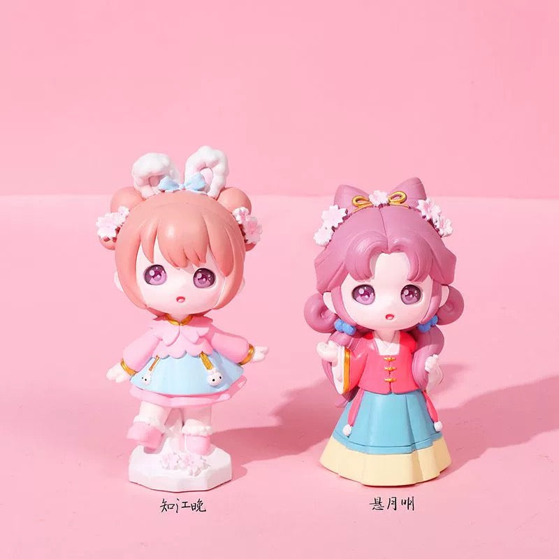 Falling blossom toy doll