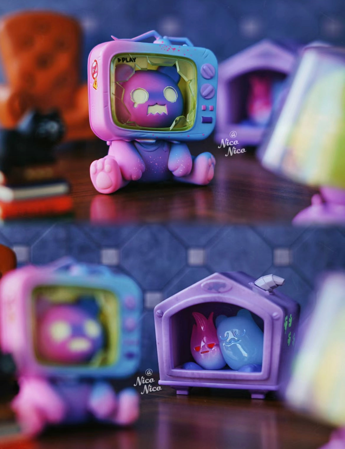 Shinwoo ghost bear house toy doll