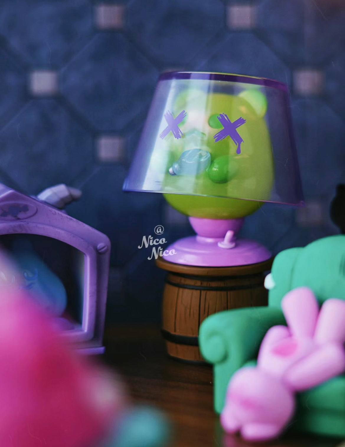Shinwoo ghost bear house toy doll