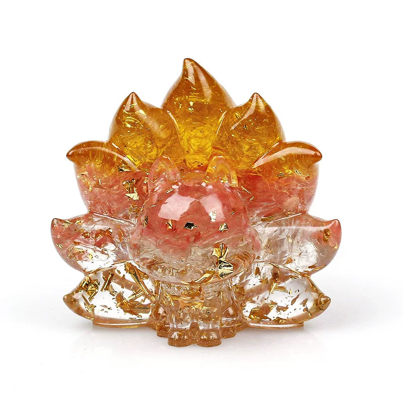 Crystal 9-tail fox toy doll