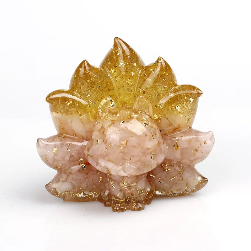 Crystal 9-tail fox toy doll