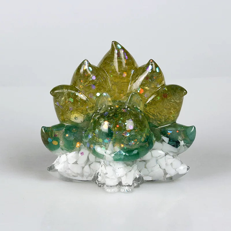 Crystal 9-tail fox toy doll