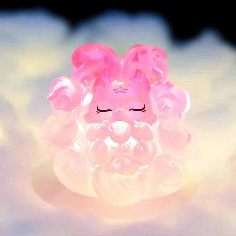 Kunlun light up 9 tail fox toy doll
