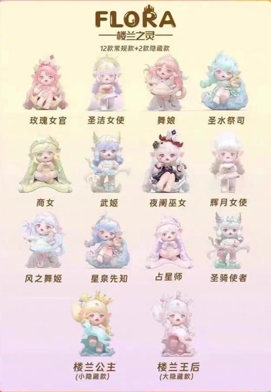 Flora spirit of Loulan toy doll