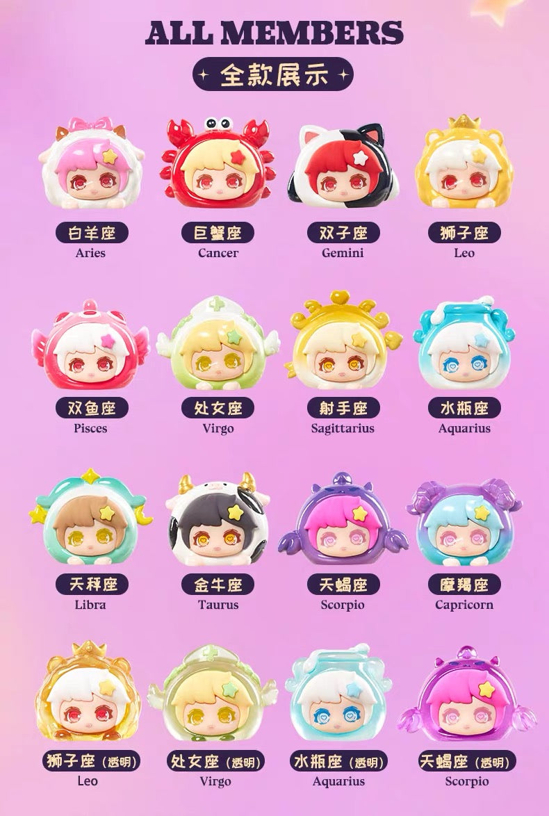 12 zodiac Lori girls mini bean