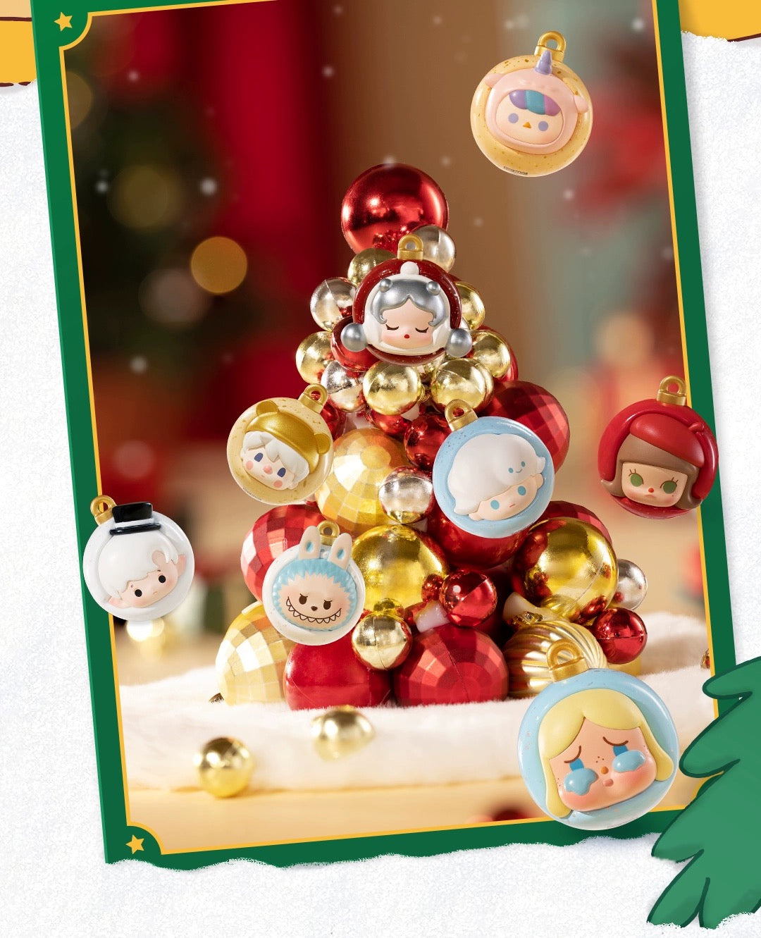 Popmart Christmas ball mini bean