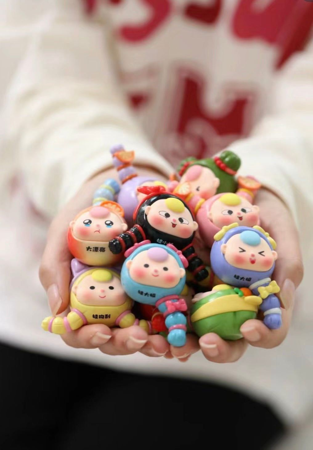 Baby 3 baby sister fridge magnet mini bean