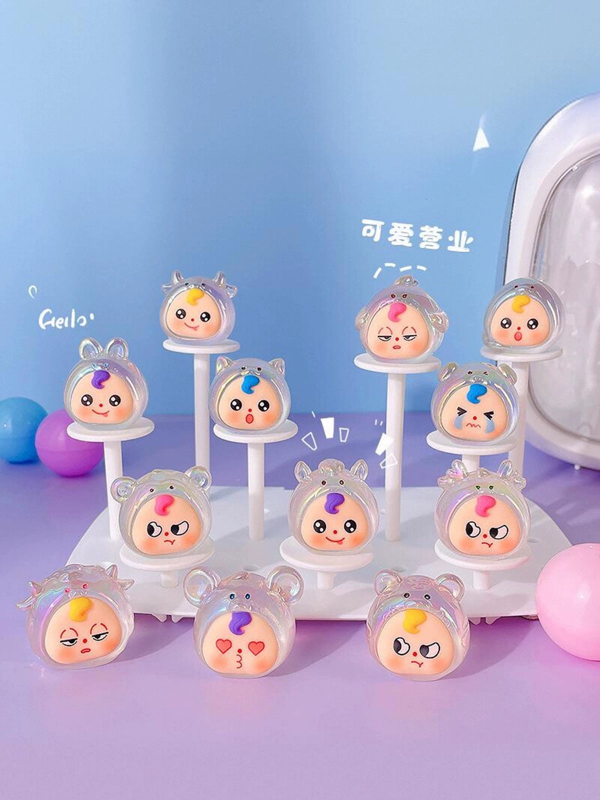 【SALE】12 Chinese zodiac summon the dragon mini bean,4 beans