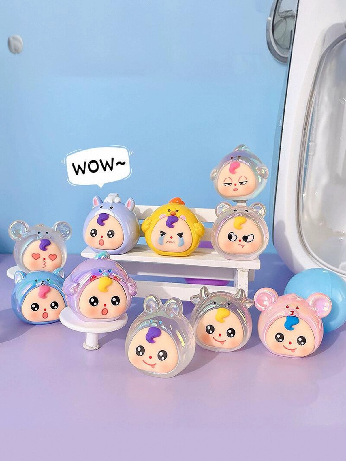 【SALE】12 Chinese zodiac summon the dragon mini bean,4 beans