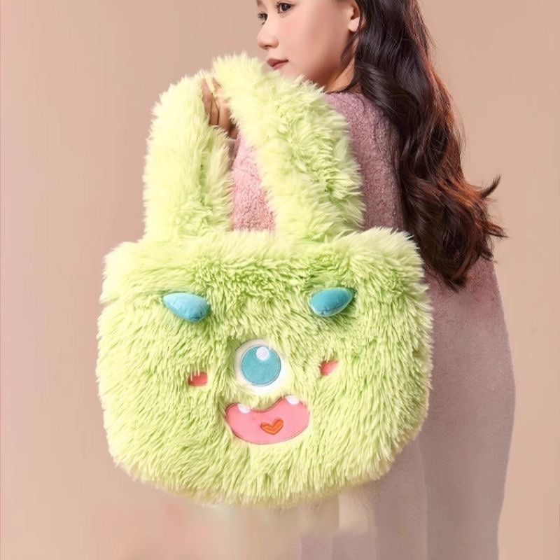 Monster fluffy bag,4 colors