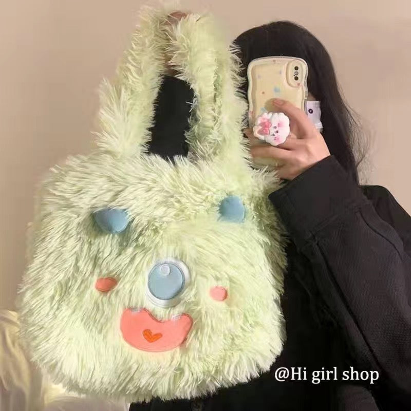 Monster fluffy bag,4 colors