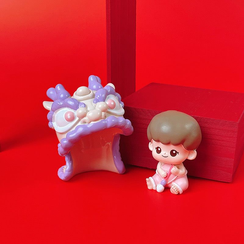 Lucky dragon celebrate the spring festival