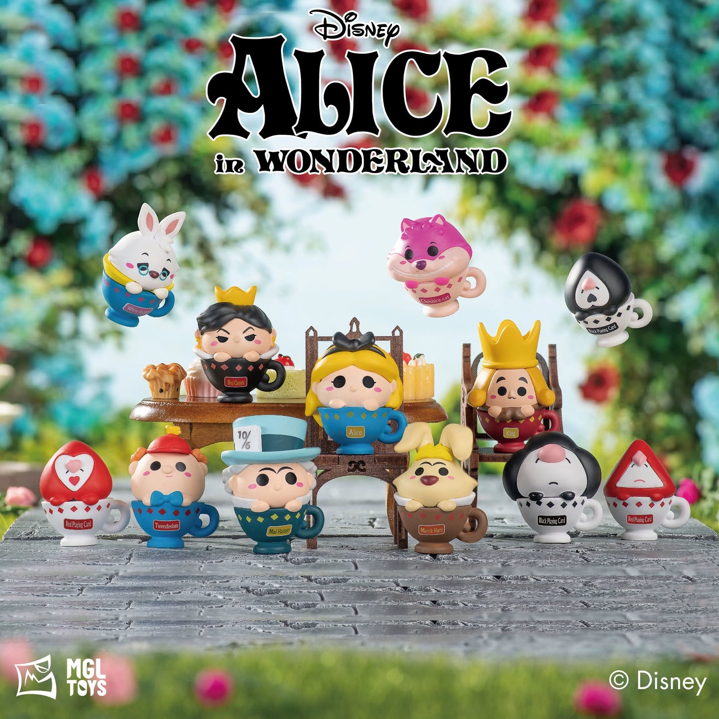 Disney Alice in wonderland mini bean,2 beans