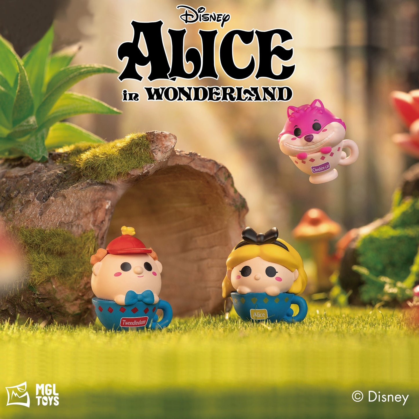 Disney Alice in wonderland mini bean,2 beans