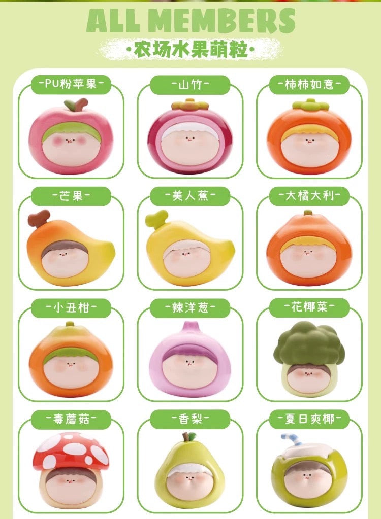 【PREORDER 3 DAYS】AMLLS farm fruit mini bean,5 in 1 bag