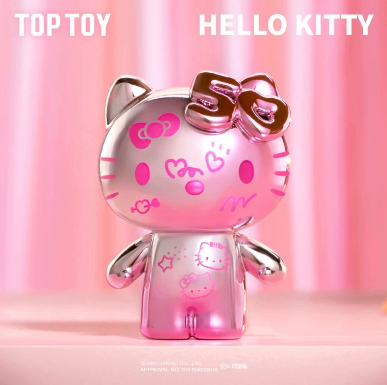 Sanrio Kitty 50th anniversary candy mini bean,3 in 1 bag