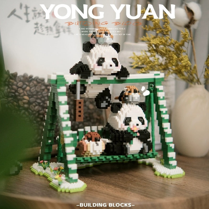 Panda blocks,4 different options