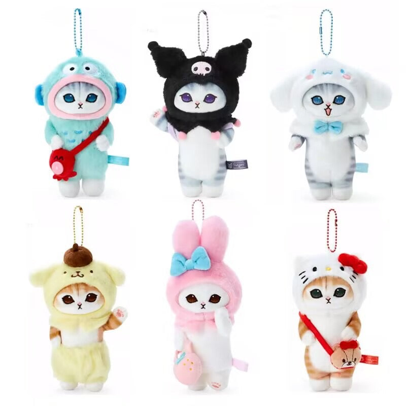 【PREORDER】Mofusand sanrio fluffy plush,keychain,pendant,12cm/15cm/20cm