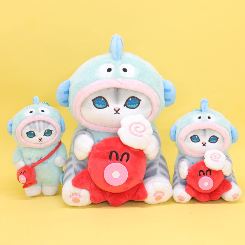 【PREORDER】Mofusand sanrio fluffy plush,keychain,pendant,12cm/15cm/20cm