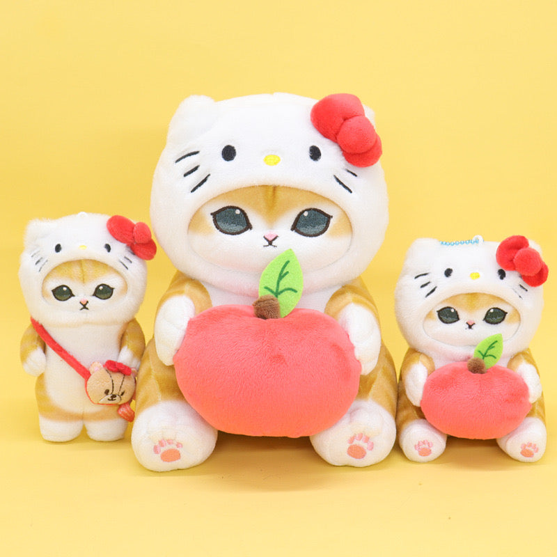 【PREORDER】Mofusand sanrio fluffy plush,keychain,pendant,12cm/15cm/20cm