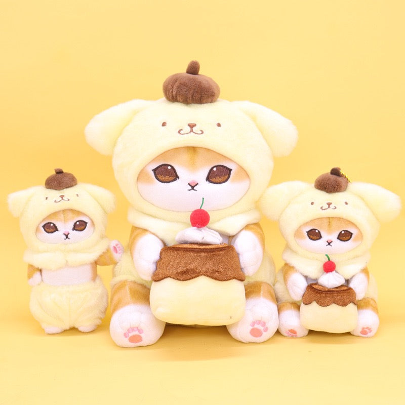 【PREORDER】Mofusand sanrio fluffy plush,keychain,pendant,12cm/15cm/20cm