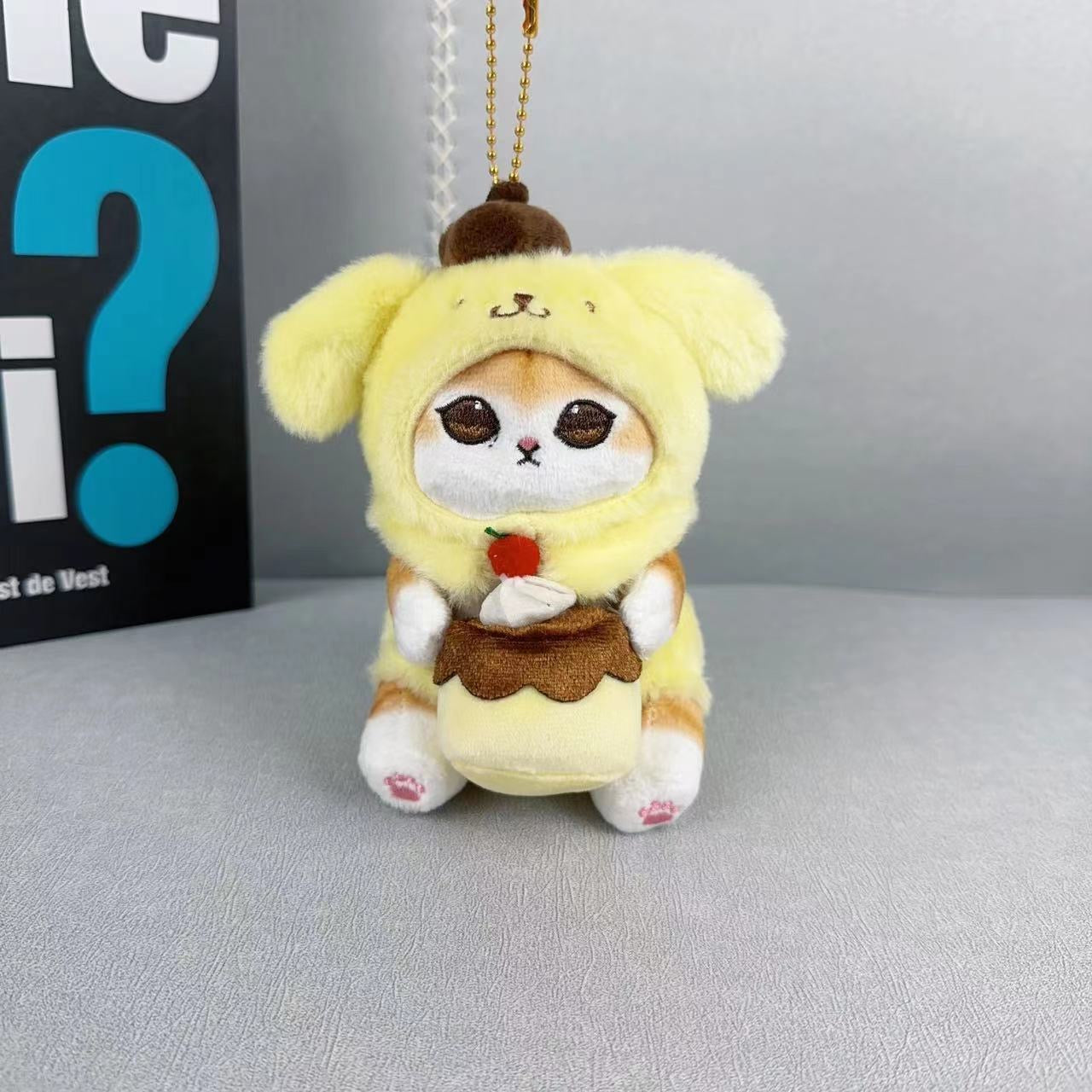 【PREORDER】Mofusand sanrio fluffy plush,keychain,pendant,12cm/15cm/20cm