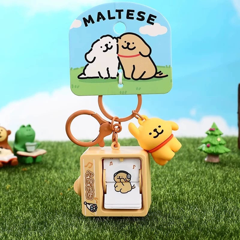 【PREORDER】MALTESE puppy keychain,many options