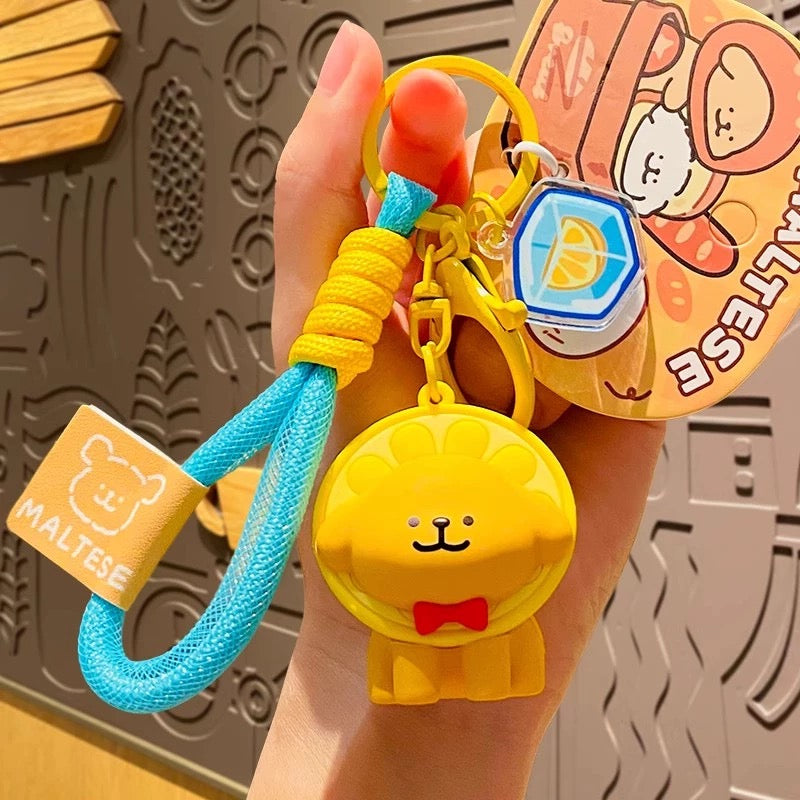 【PREORDER】MALTESE puppy keychain,many options