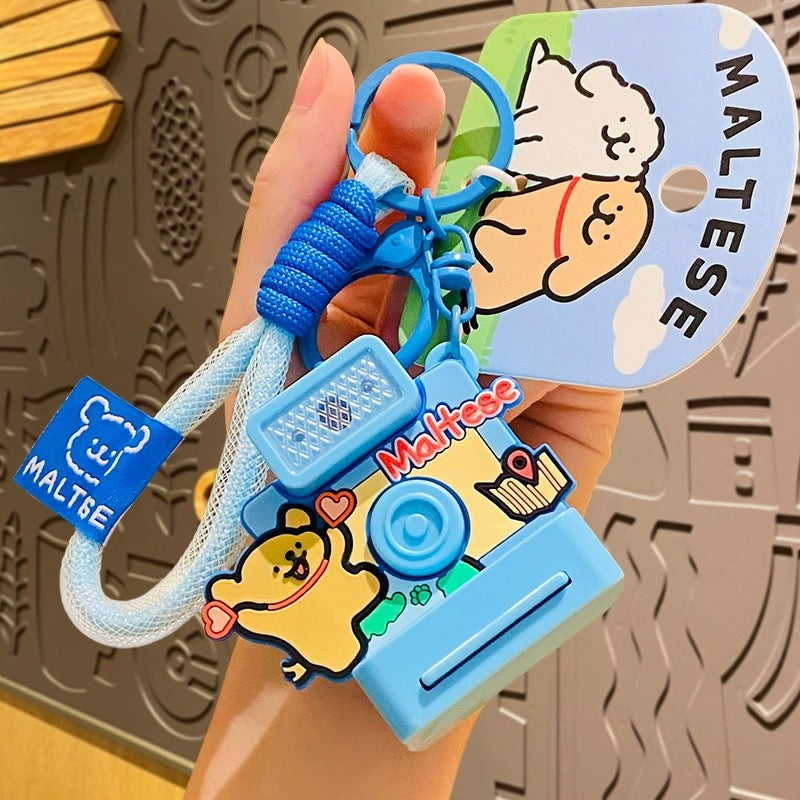 【PREORDER】MALTESE puppy keychain,many options