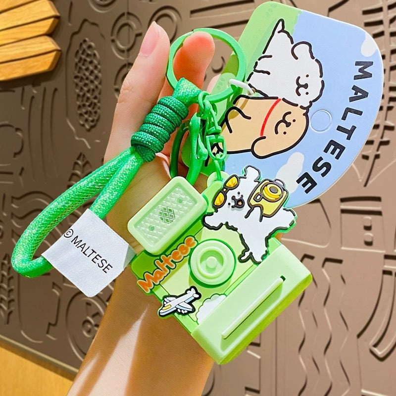 【PREORDER】MALTESE puppy keychain,many options