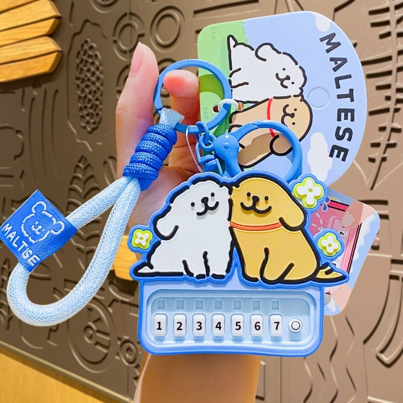 【PREORDER】MALTESE puppy keychain,many options