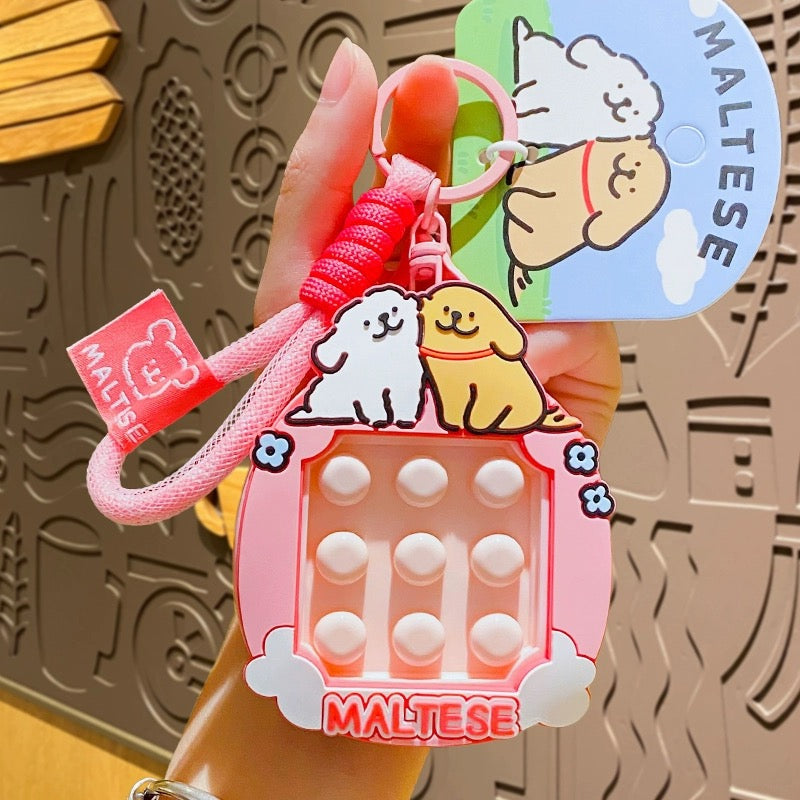 【PREORDER】MALTESE puppy keychain,many options