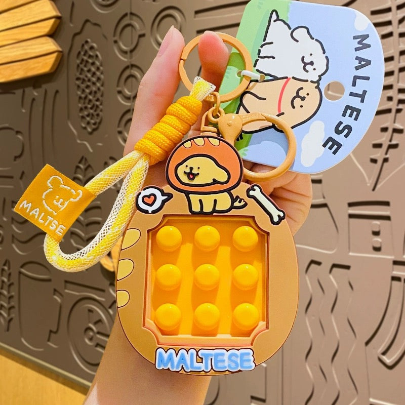【PREORDER】MALTESE puppy keychain,many options