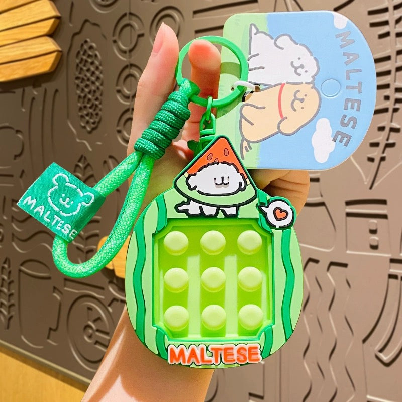 【PREORDER】MALTESE puppy keychain,many options