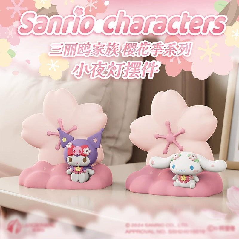 Sanrio sakura night light,Cinna and Kuromi design