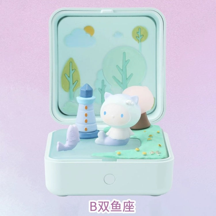 12 constellations zodiac make a wish music light