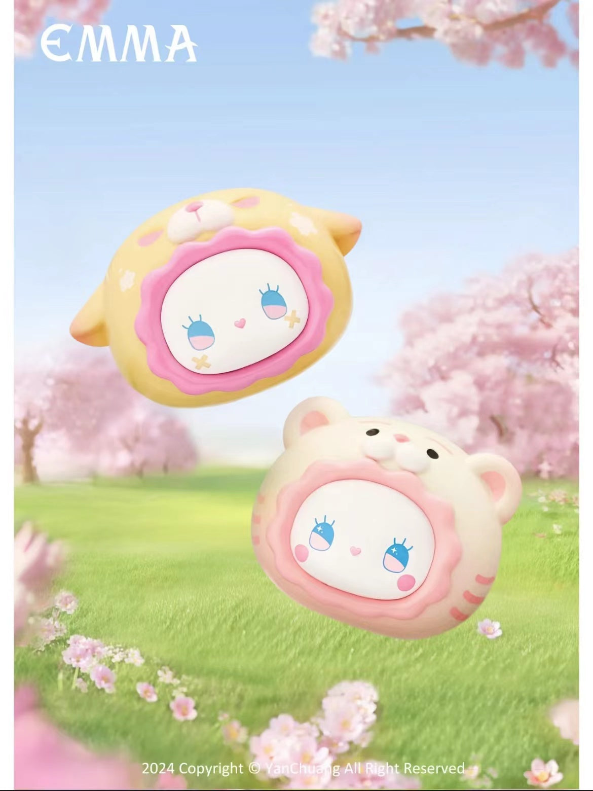 【PREORDER】Emma rua rua zoo limited sakura hanging card