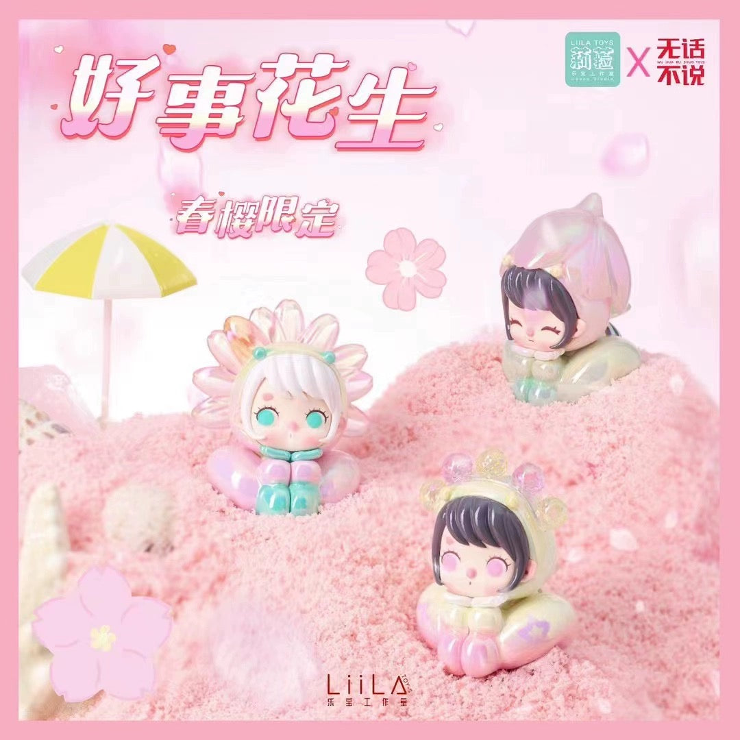 2 boxes Liila flower elf sakura version mini bean,good thing is happening